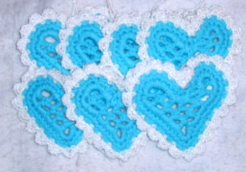 Cuori all uncinetto - cuori, all'uncinetto