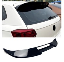 SPOILER ALETTONE NERO POSTERIORE BAGAGLIAIO PER VW POLO AW1 17-21 R-LINE LOOK