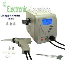 DISSALDATORE ZD-915 STAZIONE PISTOLA DISSALDANTE DESOLDERING STATION DESOLDER