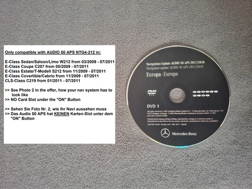 Dvd navigazione mercedes - navigazione, audio