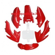 CARENE PLASTICA PER PIT BIKE PER DIRT BIKE  CRF 50 ROSSO