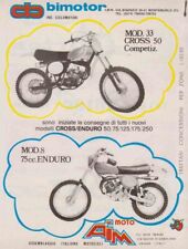 advertising Pubblicità  MOTO AIM CROSS 50 ENDURO 75  1978-MOTOITALIANE EPOCA