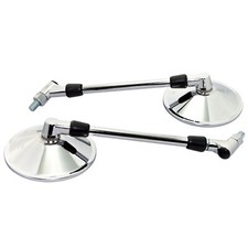 Coppia specchietti cromati