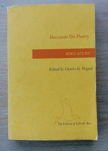 Boccaccio poetry - on,