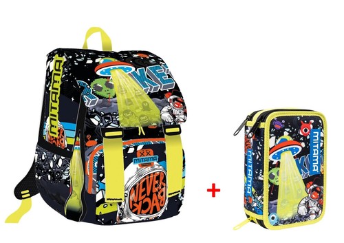 Zaino estensibile zip scuola - zaino,