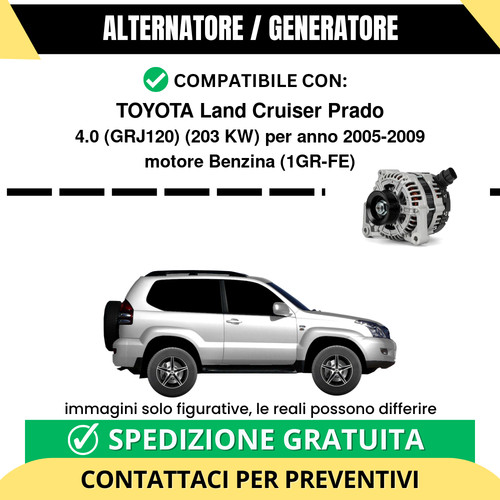 Alternatore toyota land - toyota,