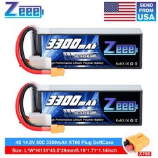 2x Zeee 4S LiPo Battery