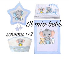 Schema punto croce elefantino - schema,