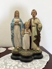 Statua Sacra Famiglia Vintage