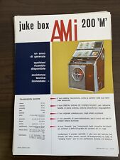 Brochure Depliant Juke Box Ami