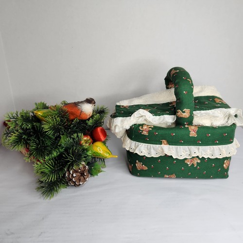 Vintage cesto fatto casa - in,