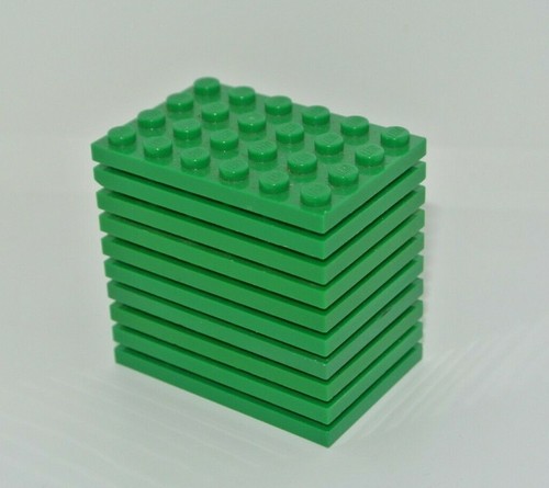Lego lotto 10x piastra 4x6 - lego:,