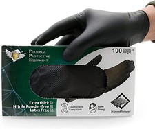 Guanti monouso in nitrile nero