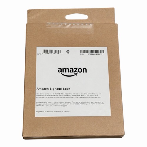 Amazon signage stick - 4k,