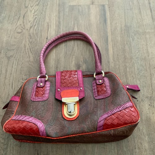 Borsa mano etro pelle con - borsa, in