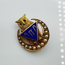 Rara spilla vintage Alpha Pi