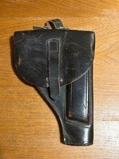 Fondina  tedesca in cuoio nero IIGM