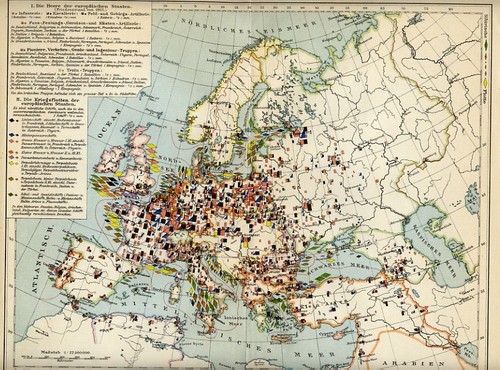 Antica mappa 1902 dislocazioni - mappa,