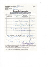 Certificato sanitario ufficio