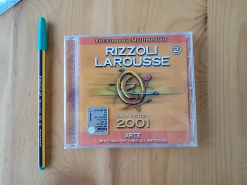 Cdrom rizzoli larousse 2001 - cdrom,