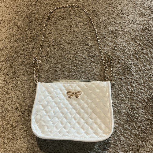 Borsetta bianca con - , fiocco