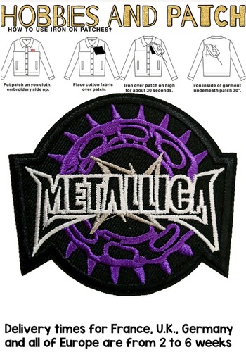 Patch metallica heavy metal - metallica,