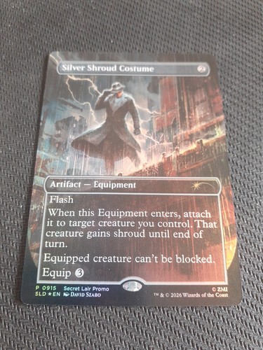 Silver shroud costume - costume, foil