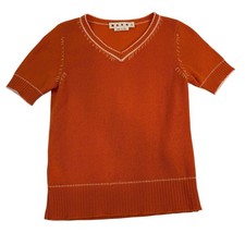 MARNI CASHMERE ARANCIONE PUNTO