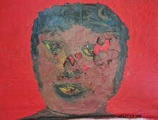 BRUNO LOCCI  smalti idropittura su tela  1963/08