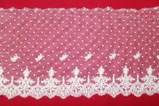 Pizzo merletto in tulle cotone