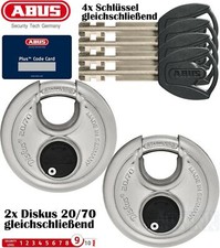 2x ABUS lucchetto disco
