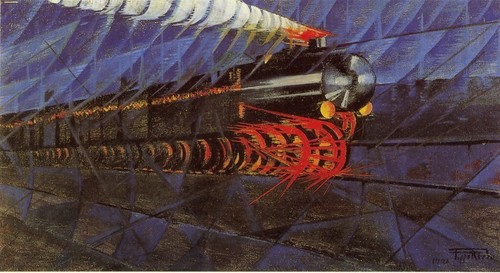 Treno notturno funzionante