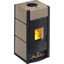 Stufa A Legna 5 Stelle Termovana ALBA 16 HYDRO 16.3 kw Classe A+ Colore TORTORA