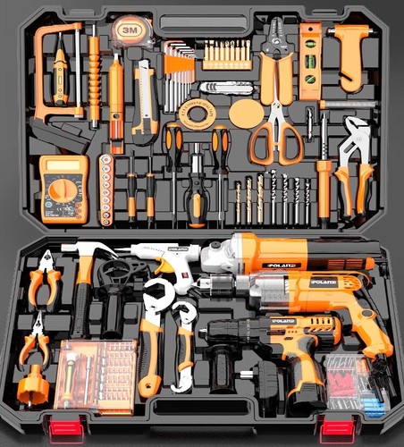 Set cassetta attrezzi trapano - set,