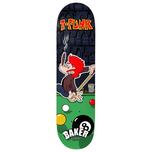 Baker skateboard deck funk - deck, t-funk