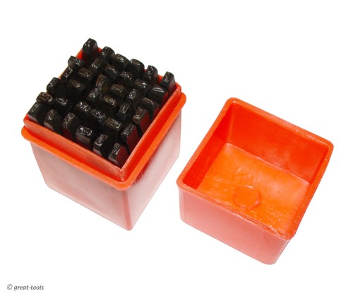 Set timbri numeri lettere - lettere, 1/8"