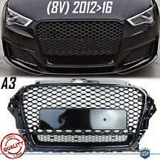 CALANDRA Tuning PER Audi A3 RS3 8V Griglia Nera NIDO D' APE Mascherina RS Style