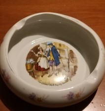 Capodimonte  Posa Cenere /  Porta Oggetti anni "70 diametro 17 cm altezza 5 cm