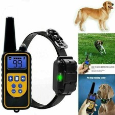 COLLARE 800M IMPERMEABILE TELECOMANDO CANI SCOSSA ELETTRICO ADDESTRAMENTO LCD