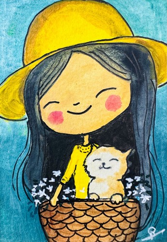 Quadro acrilico originale - , aceo