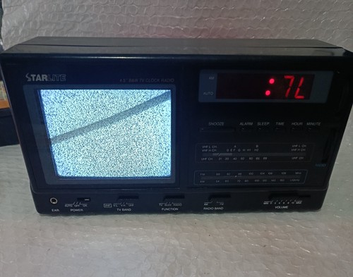 Starlite clock radio - starlite, ,radio