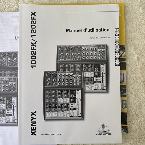 Manuali utente behringer xenyx - utente,