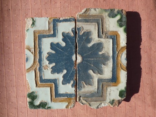 Piastrella antica xvi secolo - antica,