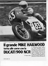 advertising -TEST MOTO DUCATI 900 NCR 1978-M. HAILWOOD MAXIMOTO MOTOITALIANE