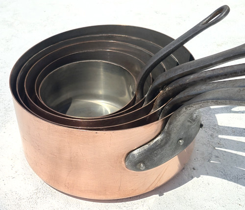 Set padelle rame francese - padelle,