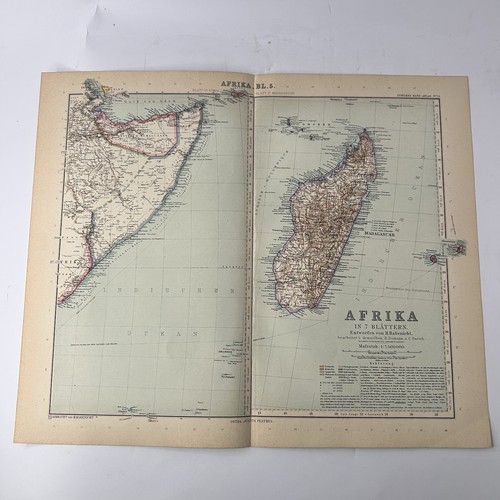 Stampa antica mappa afrika - stampa,
