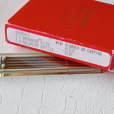 CARTIER - 5 Refill 903 Blue Color, MINI DIABLO DE CARTIER NOS ref. VXRB0411