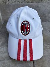 ACM MILAN ADIDAS Berretto Cappello Calcio Cap Visiera VINTAGE