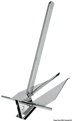 Ancora tipo danforth inox - ancora, 15