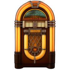 9x Classic Jukebox Stickers